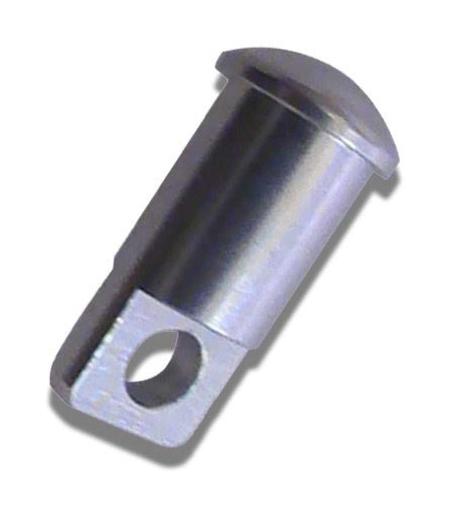 Alloy pole end stop for tent poles