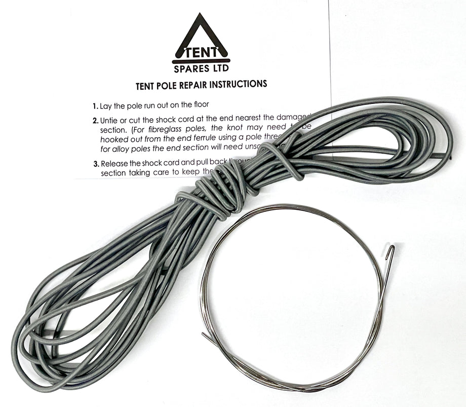 tent tool 2.5mm Replacement Tent Pole Elastic & Threading Tool – TentSpares