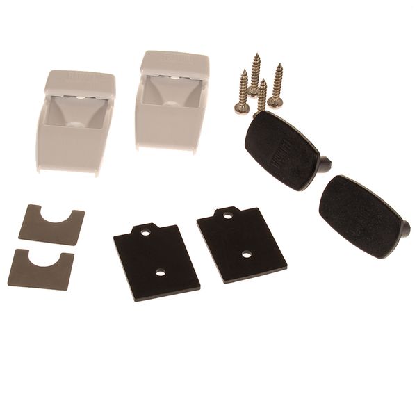 fiamma awning leg wall brackets (white) 98655-176 fiamma awning leg wall brackets (white) 98655-176