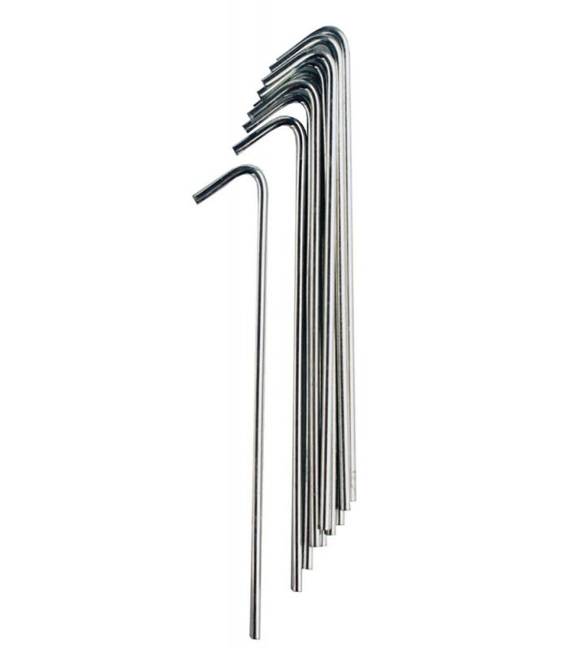 steel tent pegs Vango 18cm x 4mm Steel Hook & Pin Pegs