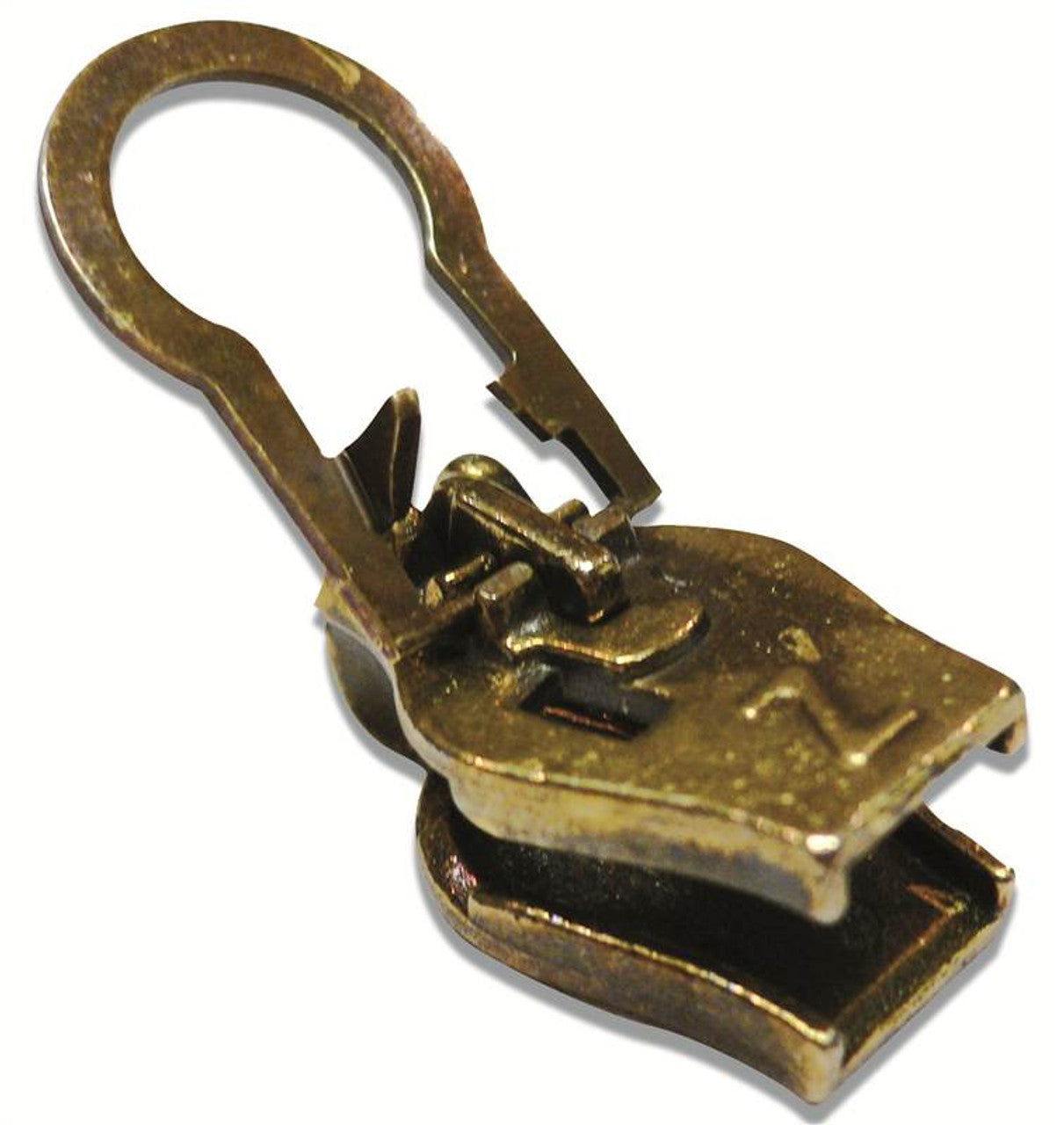 ZlideOn 5A-1 Old Brass with Round Puller – TentSpares